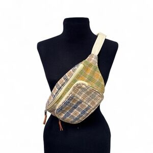 Wild Fable Fuzzy Plaid Crossbody Bag